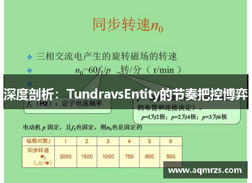 深度剖析：TundravsEntity的节奏把控博弈